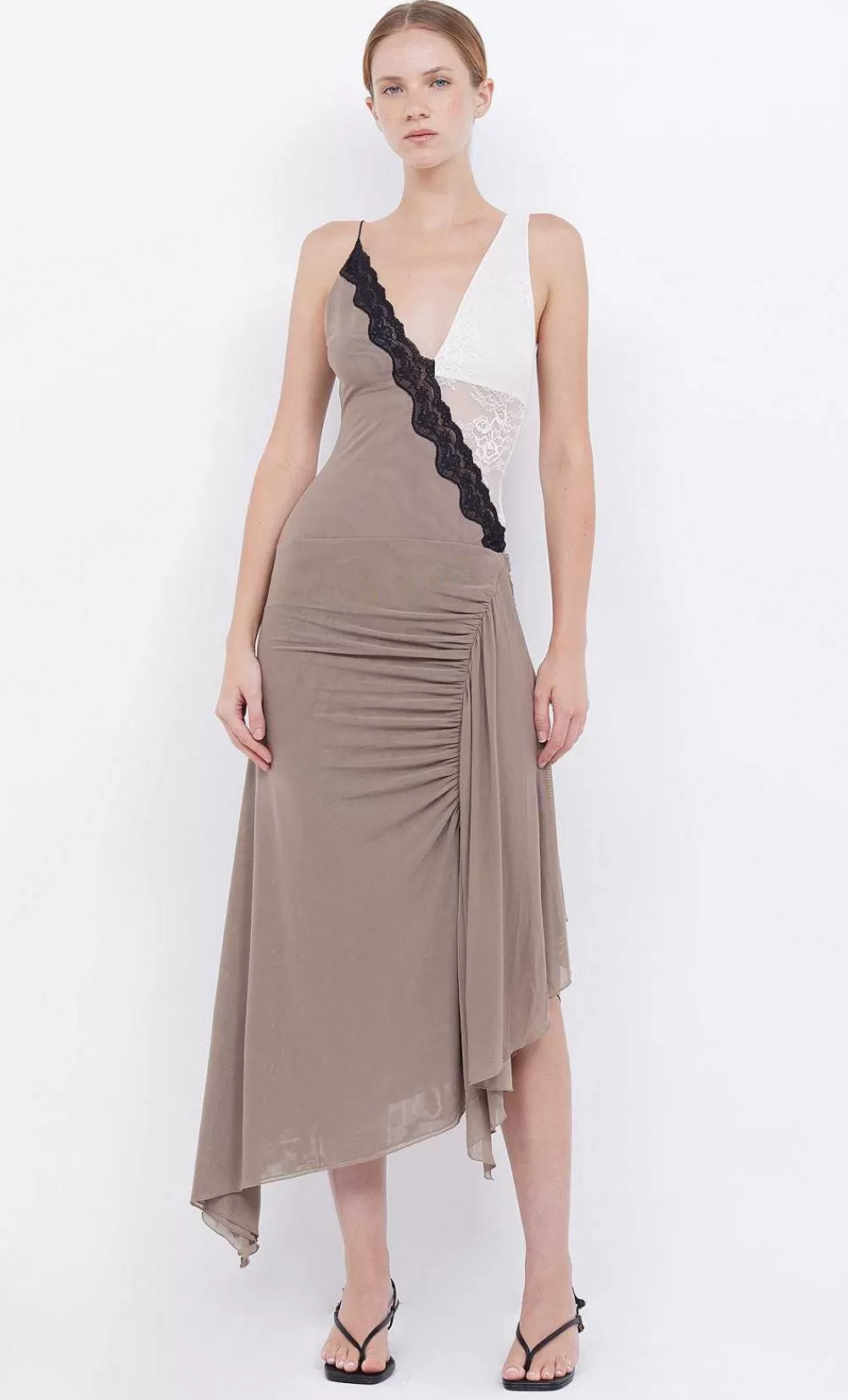 Women BEC + BRIDGE Midi Dresses-Abrielle Asym Midi Dress