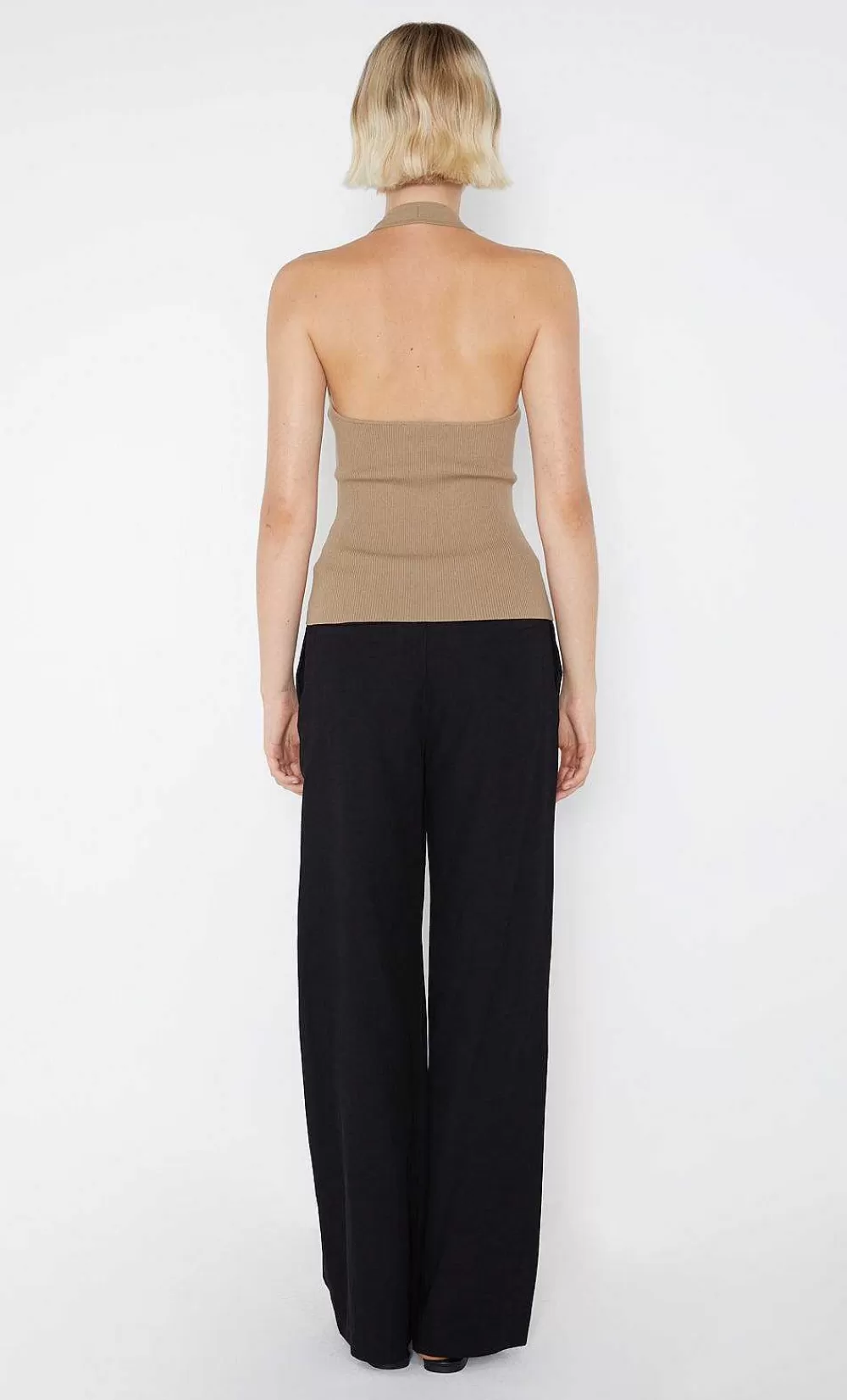 Women BEC + BRIDGE Knitwear-Amalfi Halter Knit Top