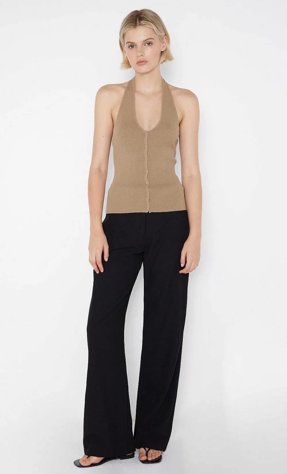 Women BEC + BRIDGE Knitwear-Amalfi Halter Knit Top