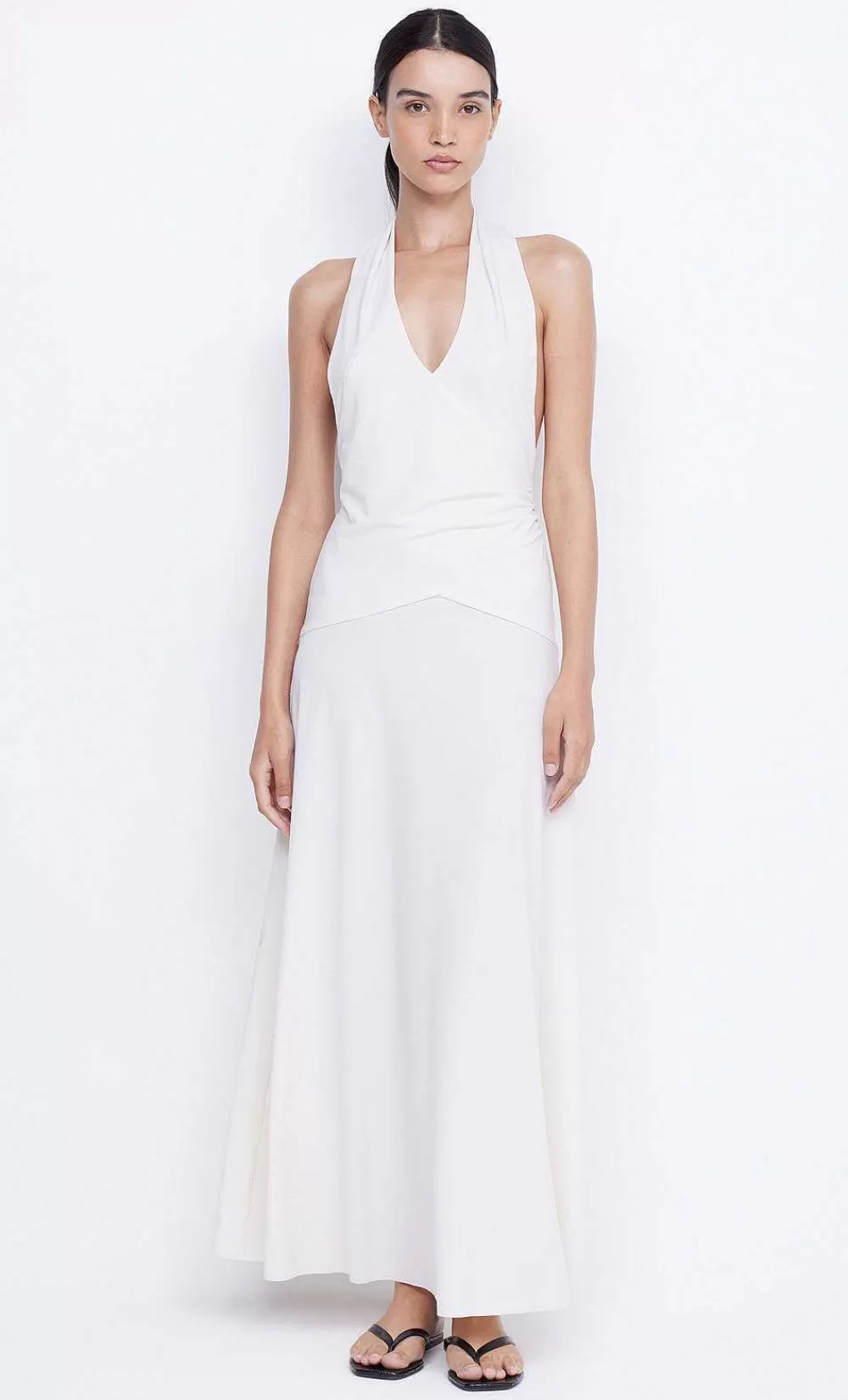 Women BEC + BRIDGE Party-Blanche Halter Maxi Dress