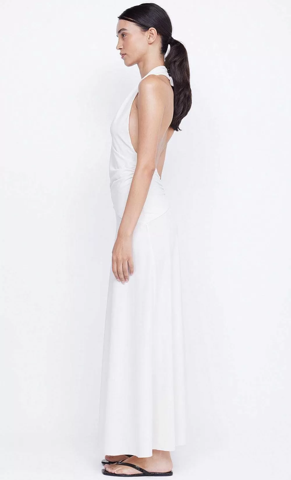 Women BEC + BRIDGE Gowns-Blanche Halter Maxi Dress