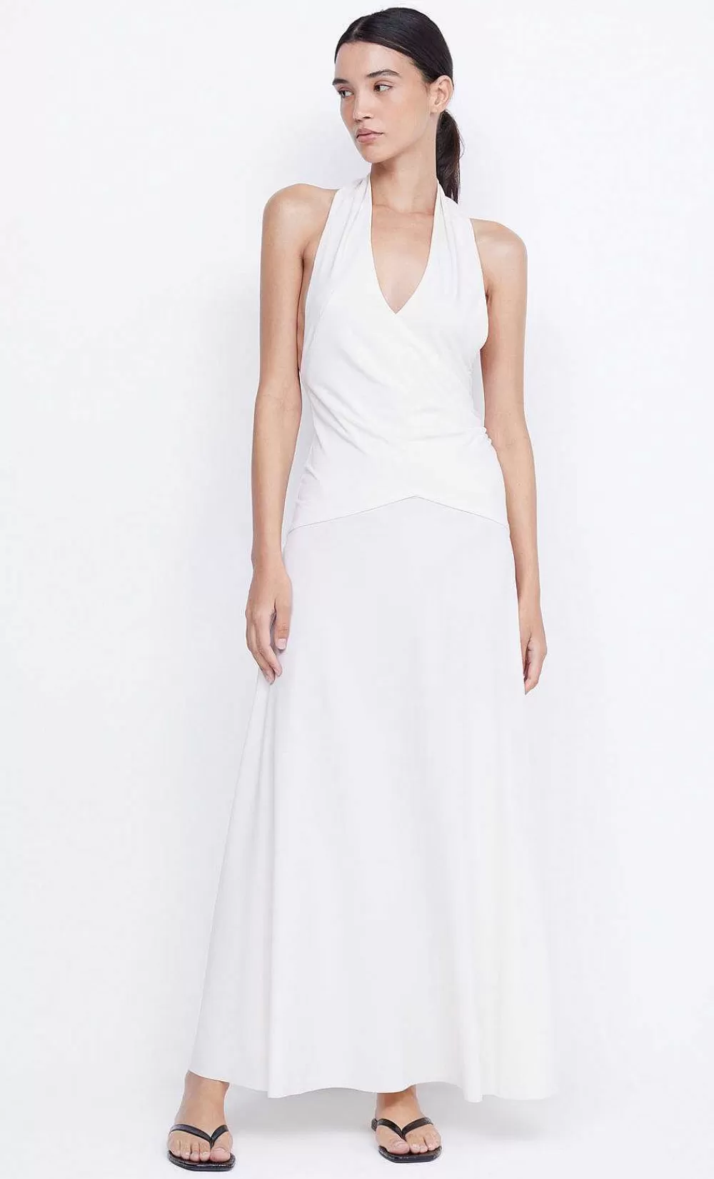 Women BEC + BRIDGE Prom Dresses-Blanche Halter Maxi Dress