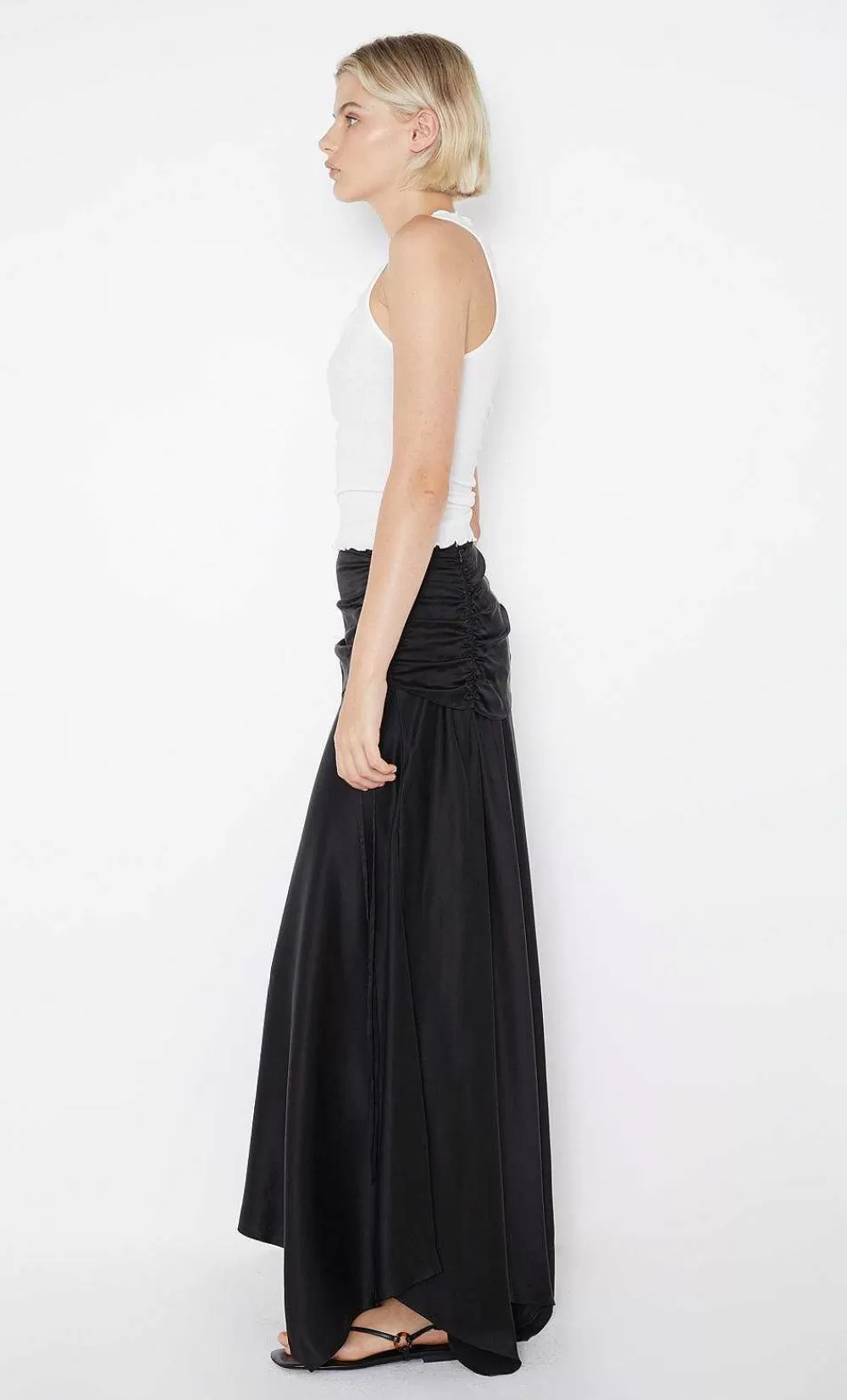 Women BEC + BRIDGE Party-Chantilly Silk Ruched Skirt