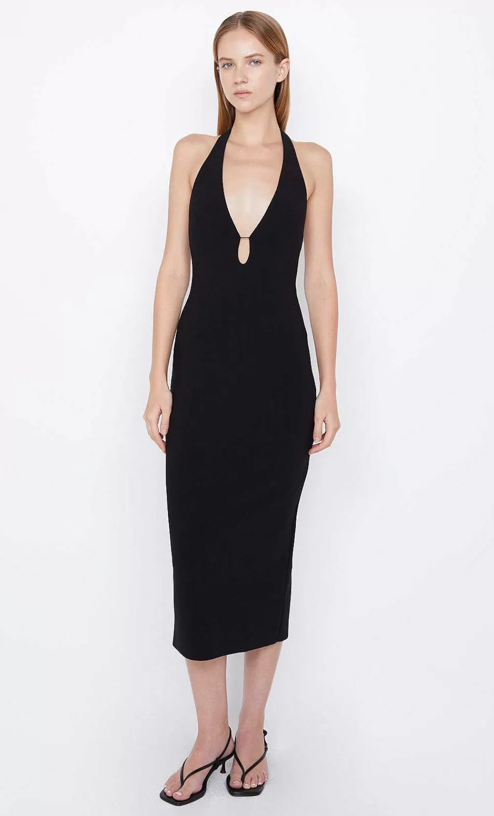 Women BEC + BRIDGE Party-Elvie Halter Midi Dress