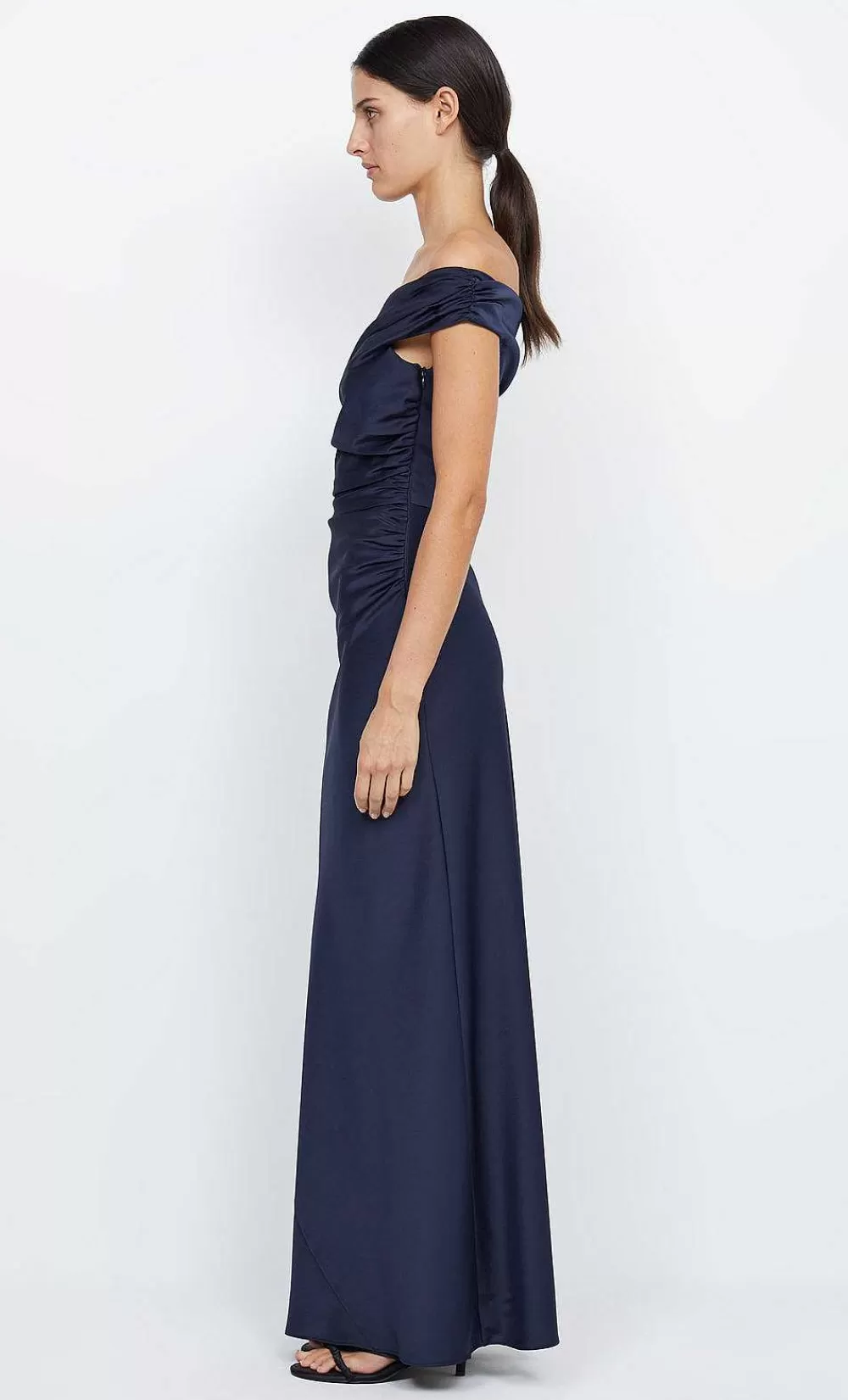 Women BEC + BRIDGE Bridesmaid Dresses-Eternity Off Shoulder Maxi