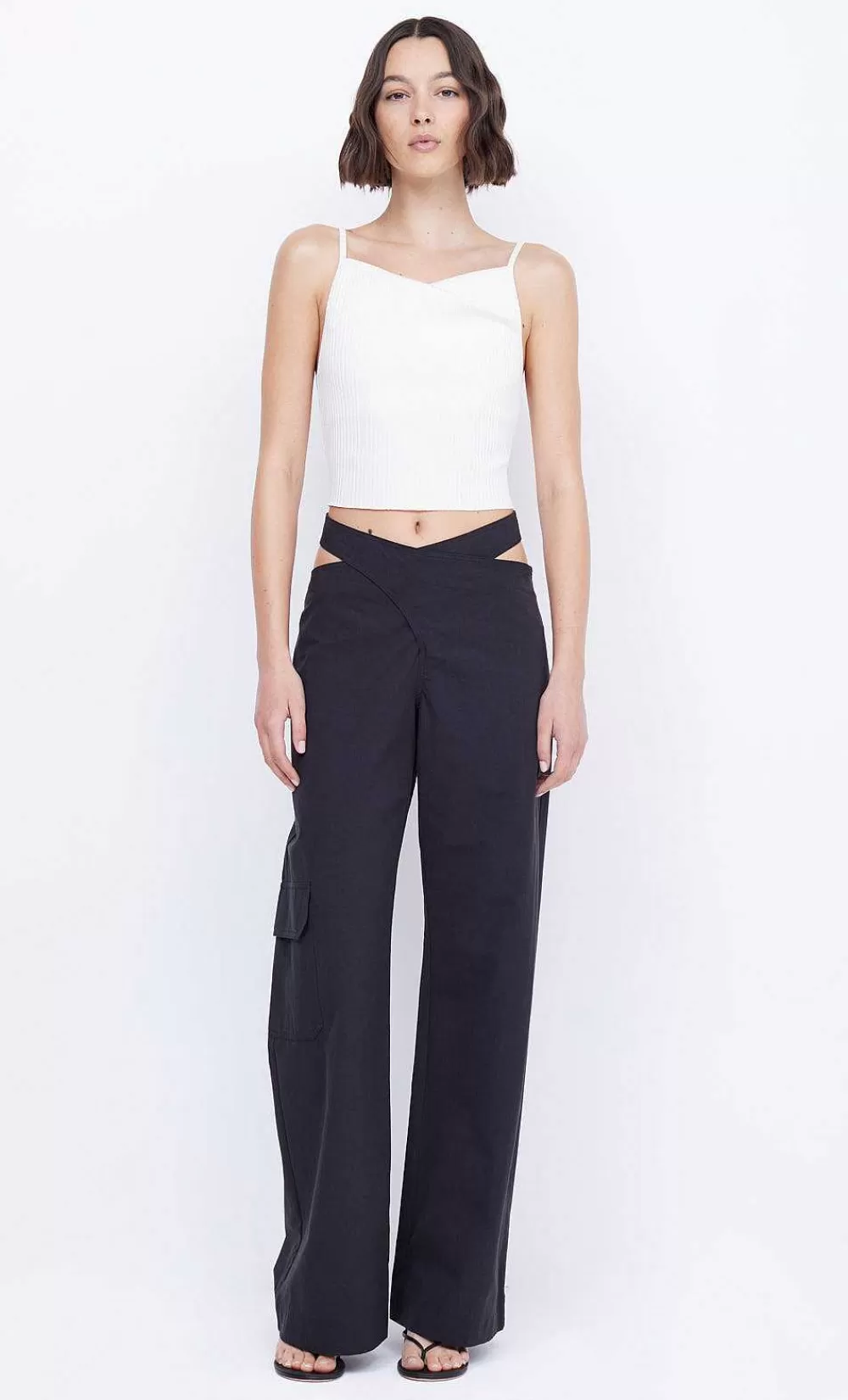 Women BEC + BRIDGE Sleeveless-Gabriel Cropped Tank