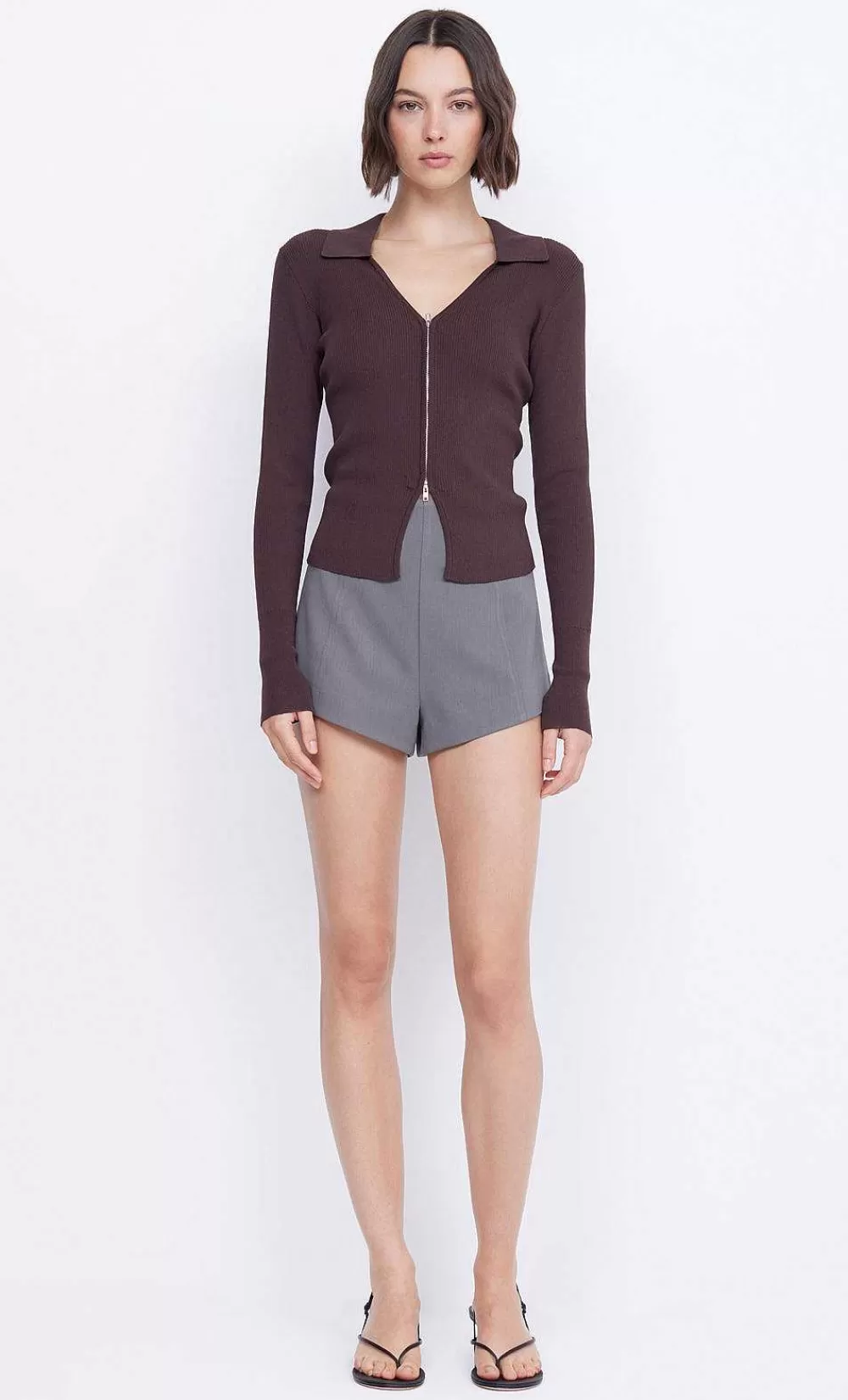 Women BEC + BRIDGE New-Imrie Zip Knit Cardigan