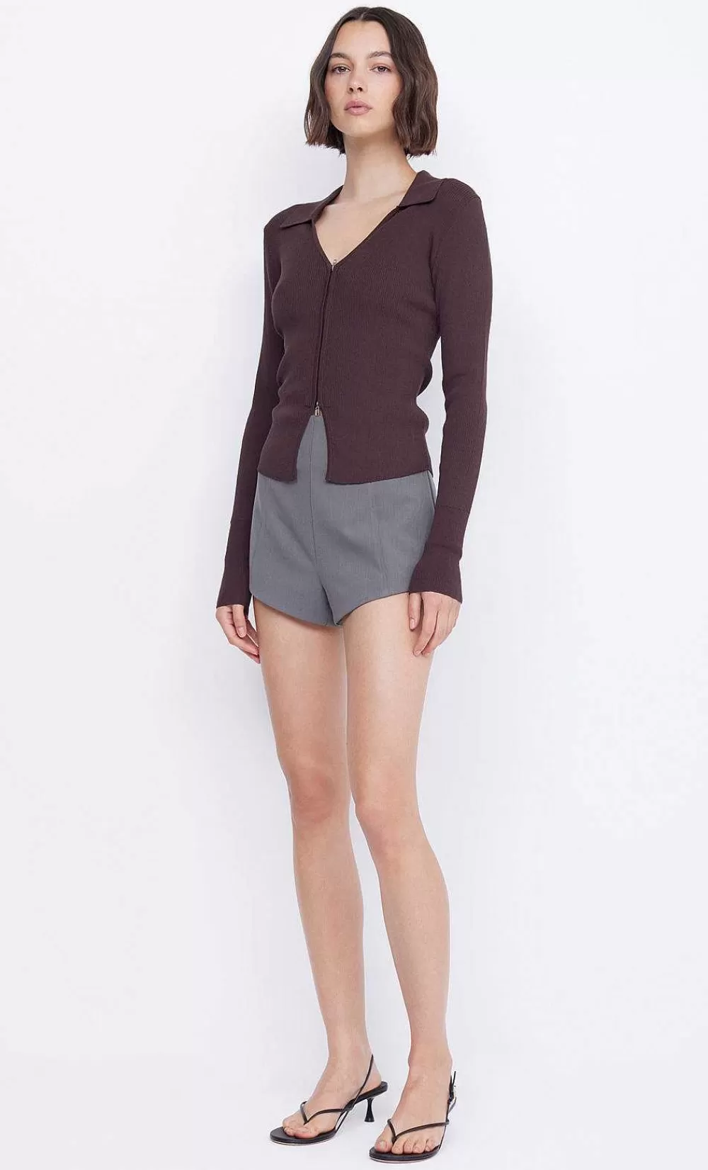 Women BEC + BRIDGE New-Imrie Zip Knit Cardigan