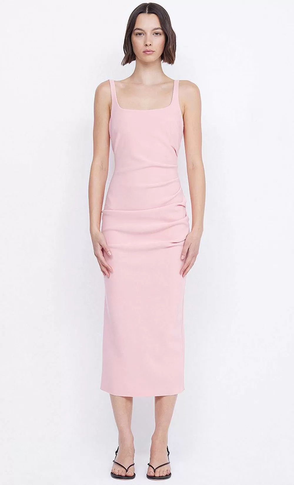 Women BEC + BRIDGE Prom Dresses-Karina Tuck Midi Dress