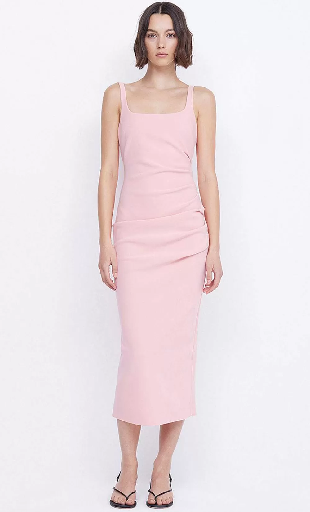 Women BEC + BRIDGE Prom Dresses-Karina Tuck Midi Dress