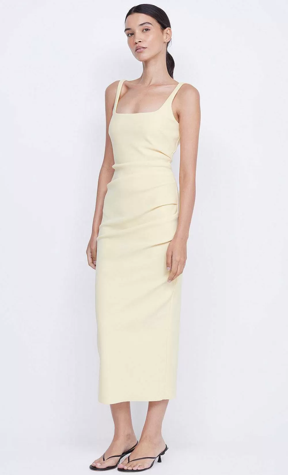 Women BEC + BRIDGE Prom Dresses-Karina Tuck Midi Dress