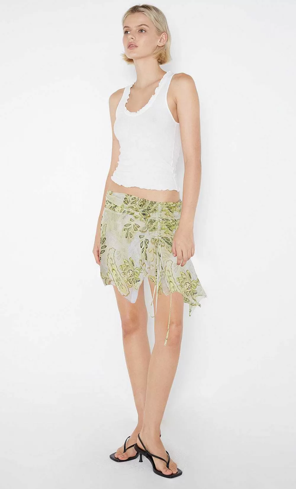 Women BEC + BRIDGE New-Lylou Gathered Mini Skirt