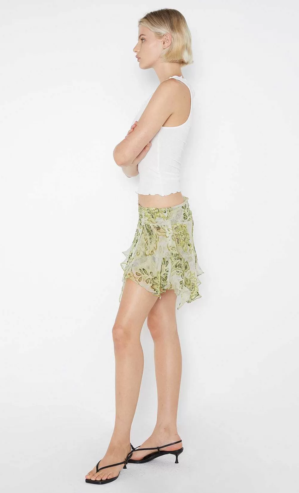 Women BEC + BRIDGE Skirts-Lylou Gathered Mini Skirt