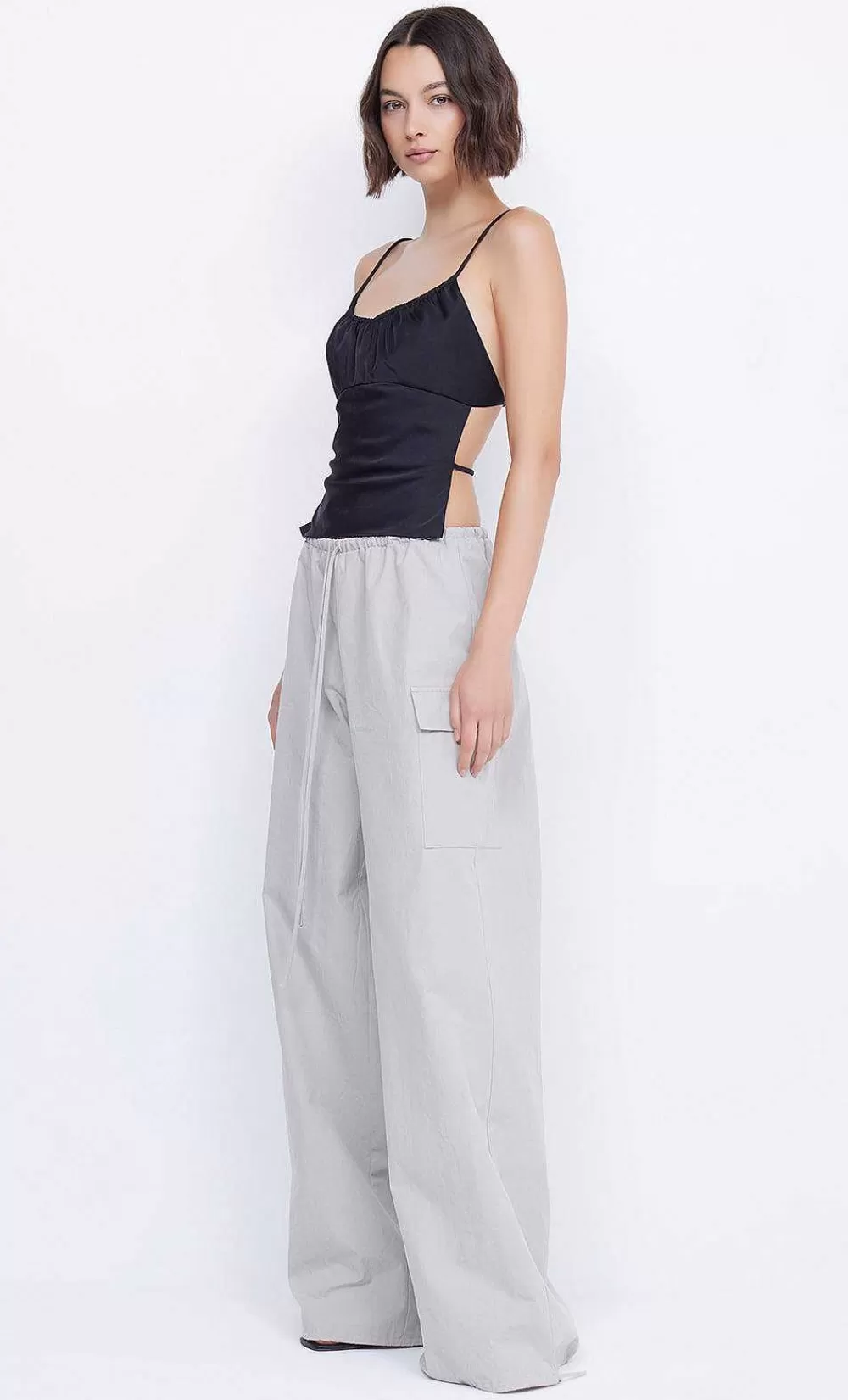 Women BEC + BRIDGE Cropped-Mari Lou Gathered Cami