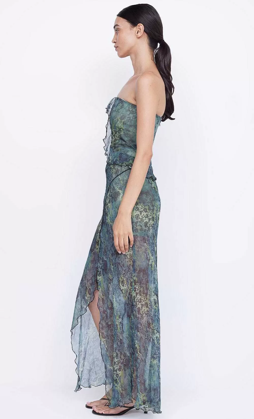 Women BEC + BRIDGE New-Opal Strapless Maxi Dress