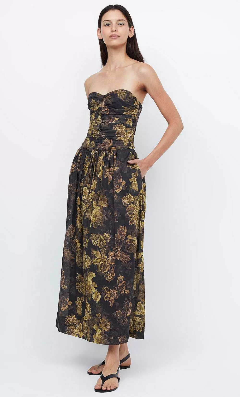 Women BEC + BRIDGE Maxi Dresses-Palmer Strapless Maxi