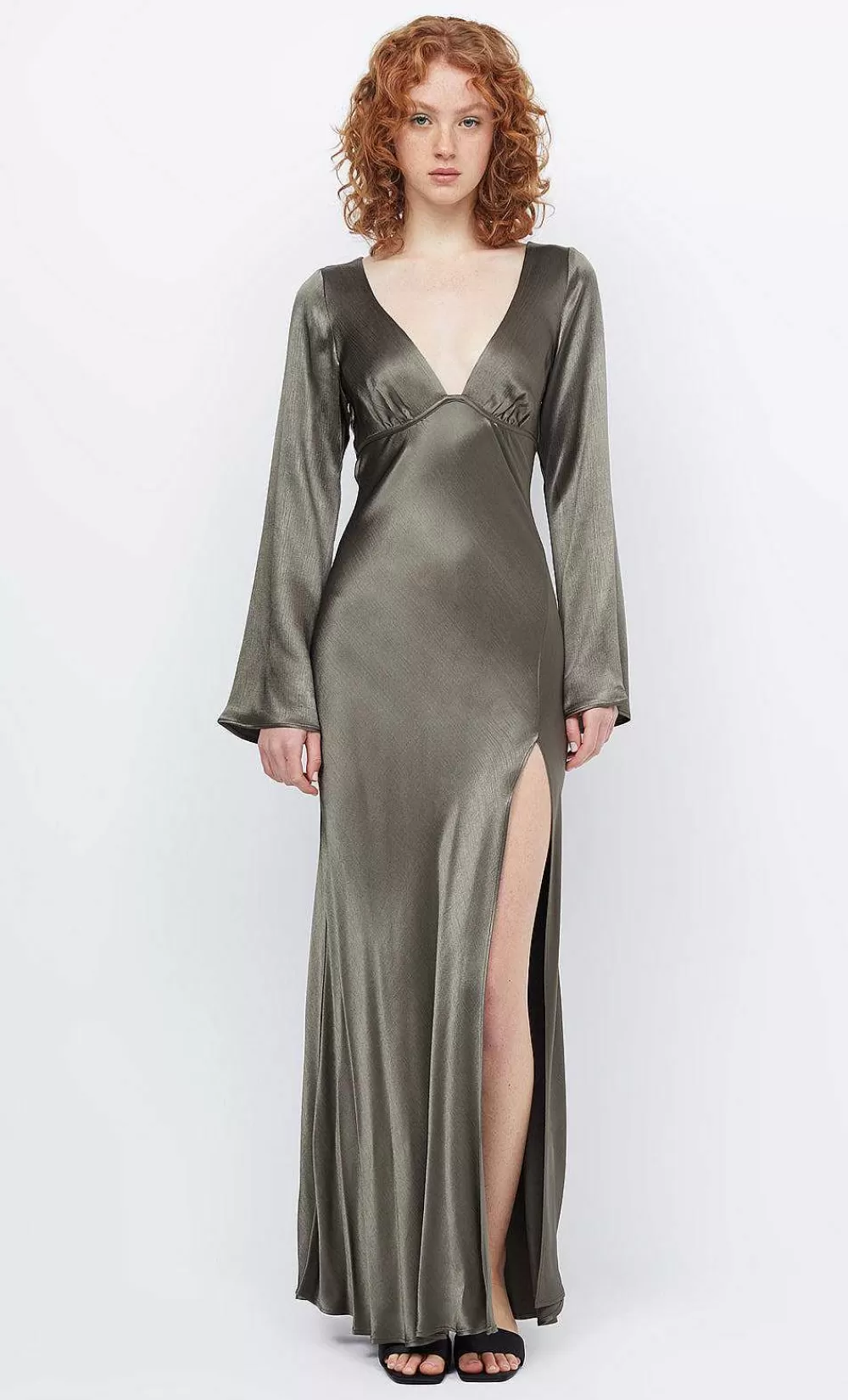 Women BEC + BRIDGE Gowns-Ren Long Sleeve Maxi Dress