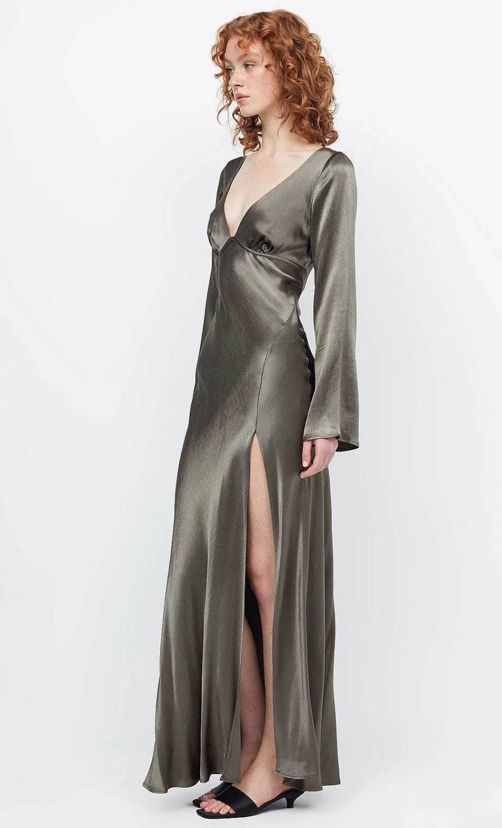 Women BEC + BRIDGE Guests-Ren Long Sleeve Maxi Dress