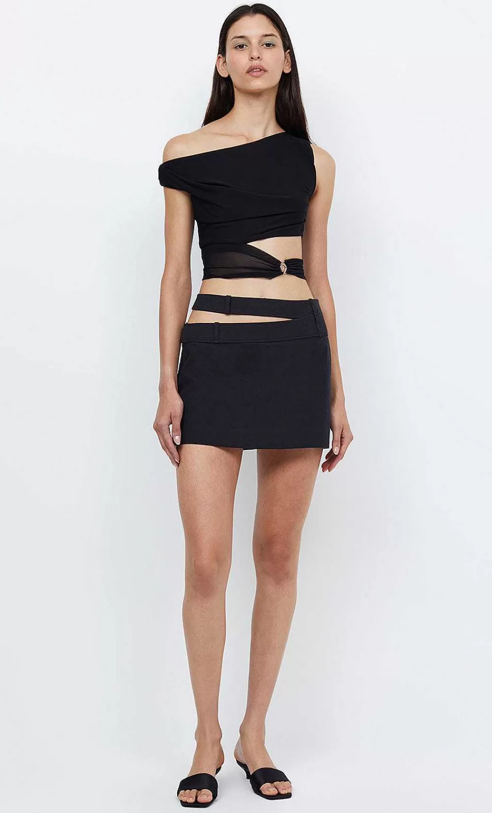 Women BEC + BRIDGE Skirts-River Asym Mini Skirt