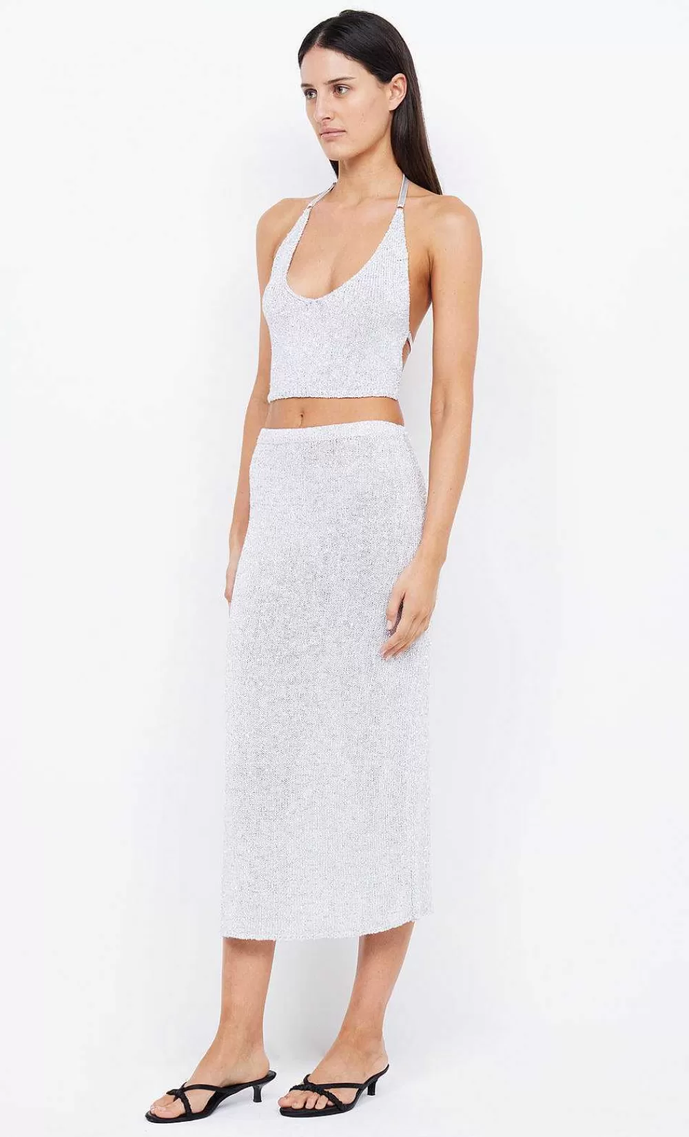 Women BEC + BRIDGE Sale-Sadie Sequin Knit Crop Top