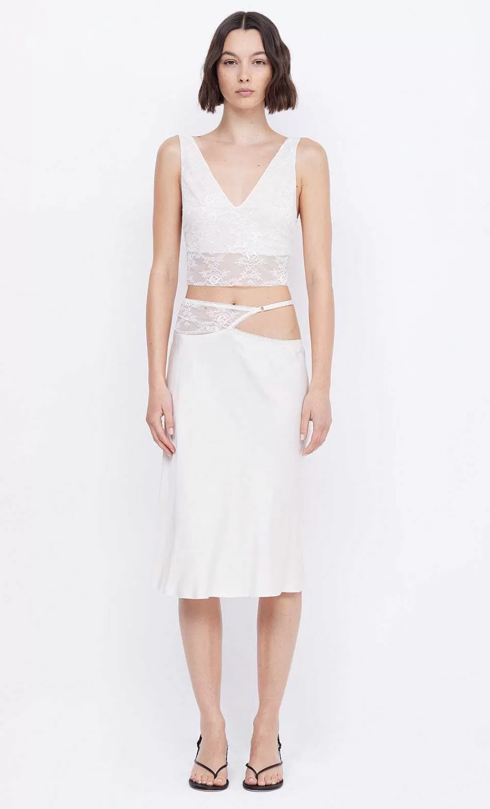 Women BEC + BRIDGE Sleeveless-Santal Cropped Top