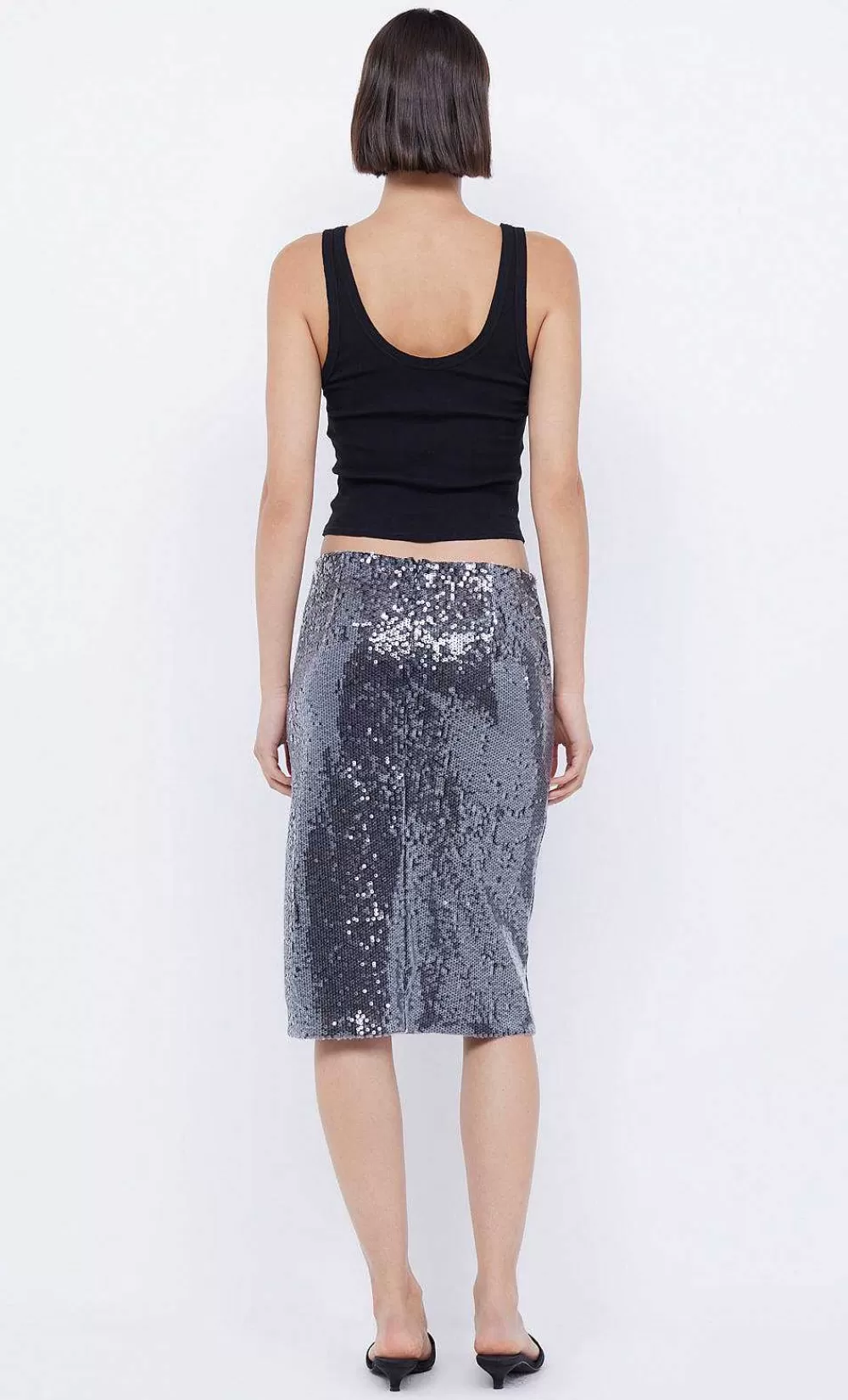 Women BEC + BRIDGE Skirts-Venus Sequin Midi Skirt