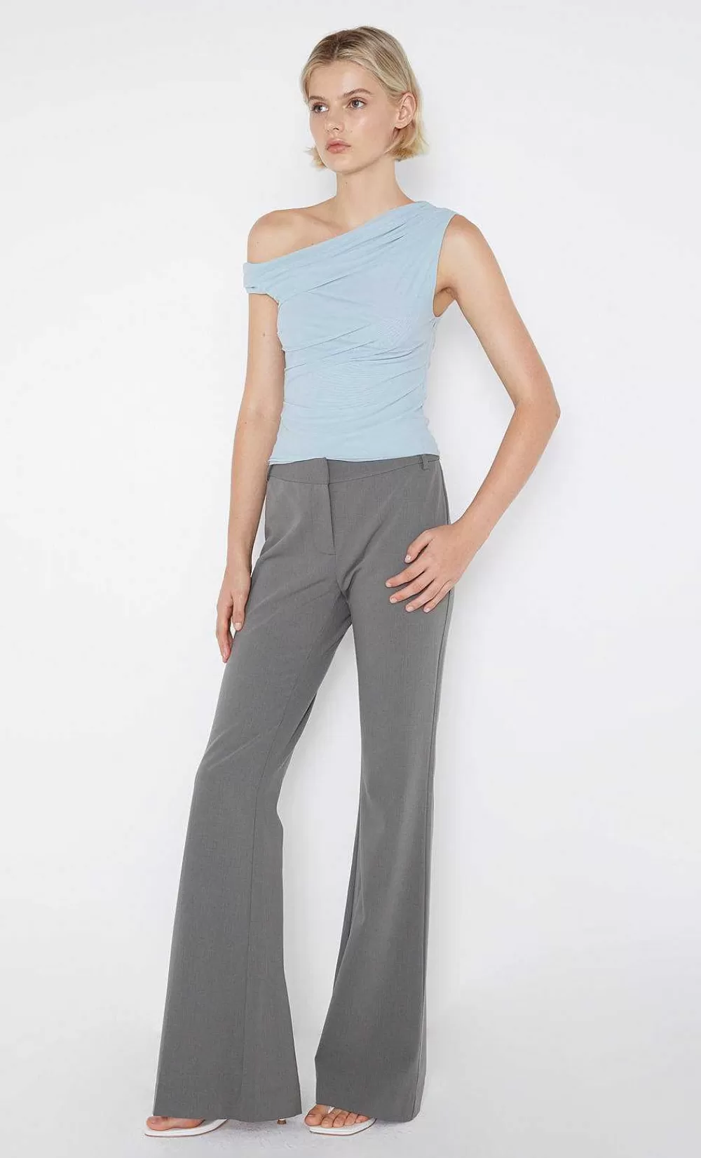 Women BEC + BRIDGE Cropped-Victoria Asym Top