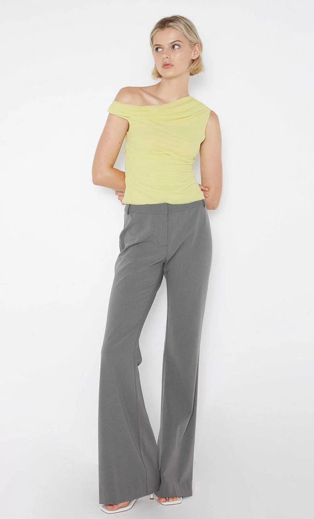 Women BEC + BRIDGE Cropped-Victoria Asym Top