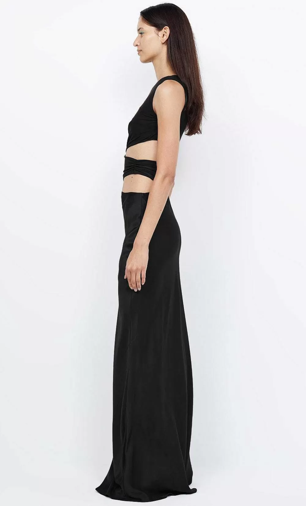 Women BEC + BRIDGE Maxi Dresses-Whorl Asym Dress